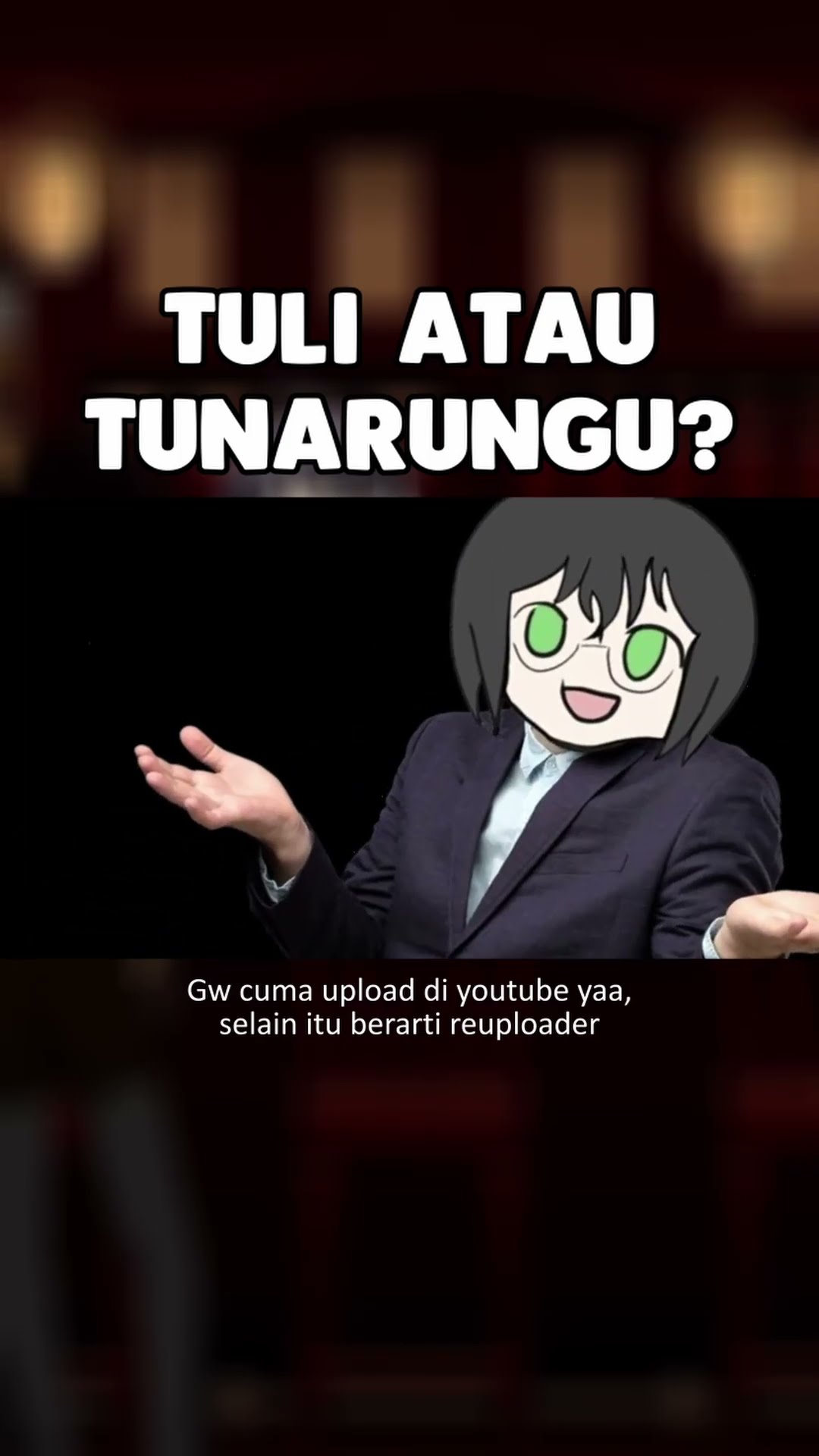 Kalo gw malu tuh ?